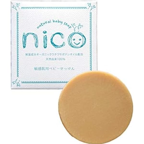 Amazon | nico石鹸 にこせっけん 80g ラージサイズ | ノー